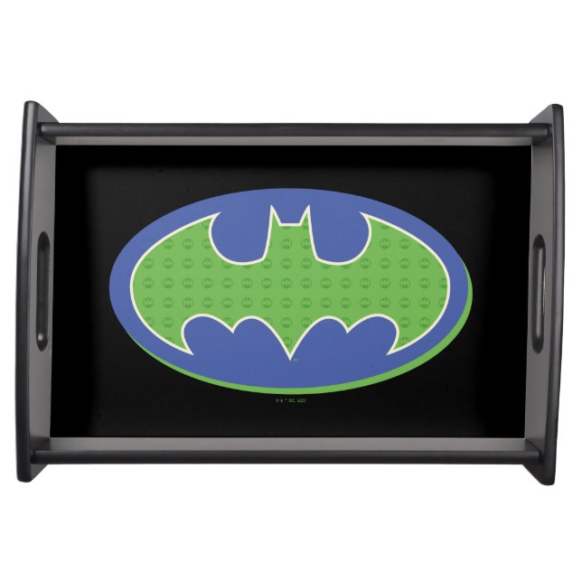 Batman | Purple & Green Symbol Serving Tray (Front)