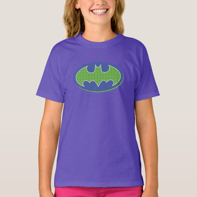 Batman | Purple & Green Symbol T-Shirt (Front)