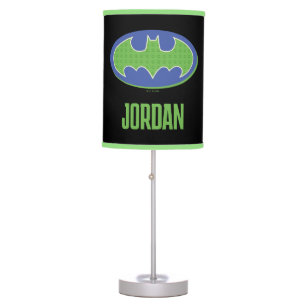 Batman Purple & Green Symbol Table Lamp