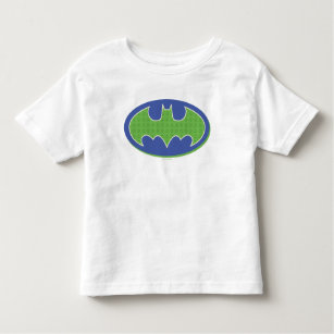 Batman   Purple & Green Symbol Toddler T-shirt