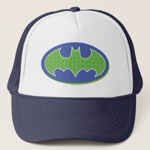 Batman  Purple  Green Symbol Trucker Hat