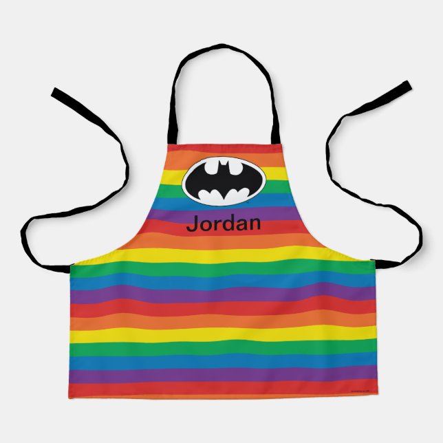 Batman Rainbow Logo Apron (Front)