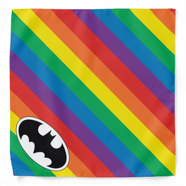 Batman Rainbow Logo Bandana (Front)