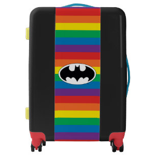 Batman Rainbow Logo Luggage
