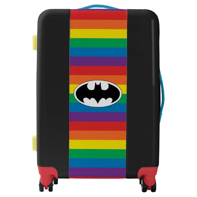 Batman Rainbow Logo Luggage (Front)