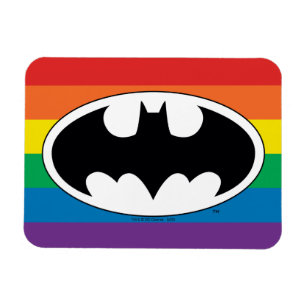 Batman Rainbow Logo Magnet