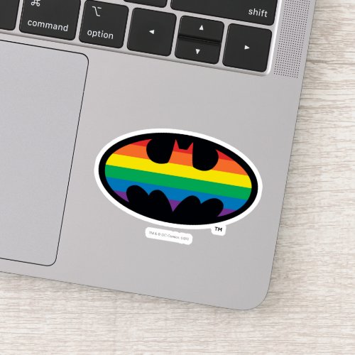 Batman Rainbow Logo Sticker
