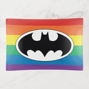 Batman Rainbow Logo Trinket Tray