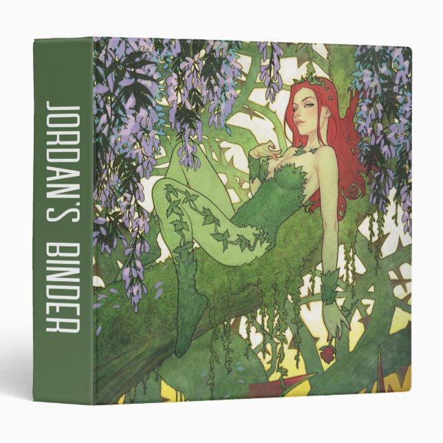 Batman Rebirth Poison Ivy Cover Illustration 3 Ring Binder (Front/Spine)