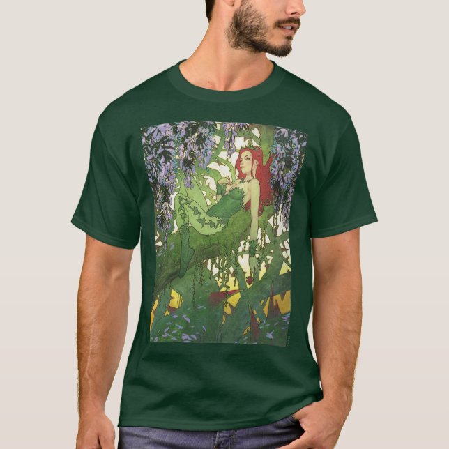 Batman Rebirth Poison Ivy Cover Illustration T-Shirt (Front)