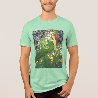 Batman Rebirth Poison Ivy Cover Illustration Tri-Blend Shirt
