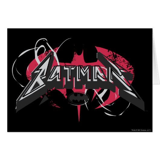 Batman | Red and Black Logo Cards (Front Horizontal)