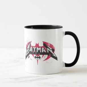 Batman Red and Black Logo Mug