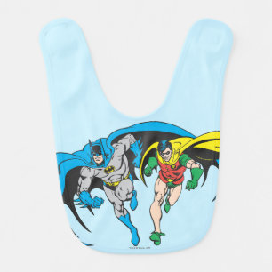 Batman & Robin Baby Bib