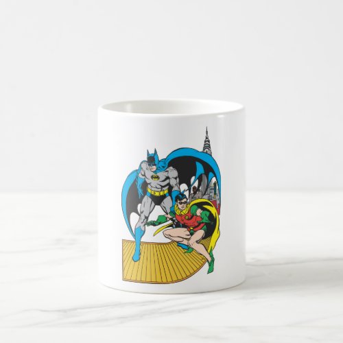 Batman  Robin Escape Coffee Mug