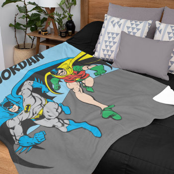Batman & Robin Fleece Blanket by batman at Zazzle