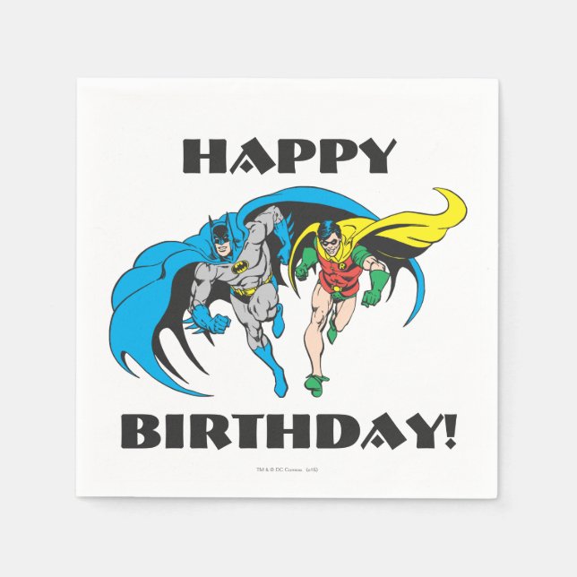 Batman & Robin Napkins (Front)
