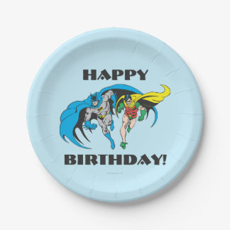 Batman & Robin Paper Plates