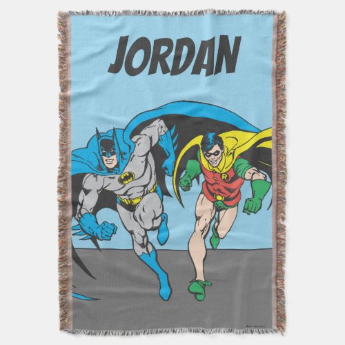 Batman  Robin Throw Blanket