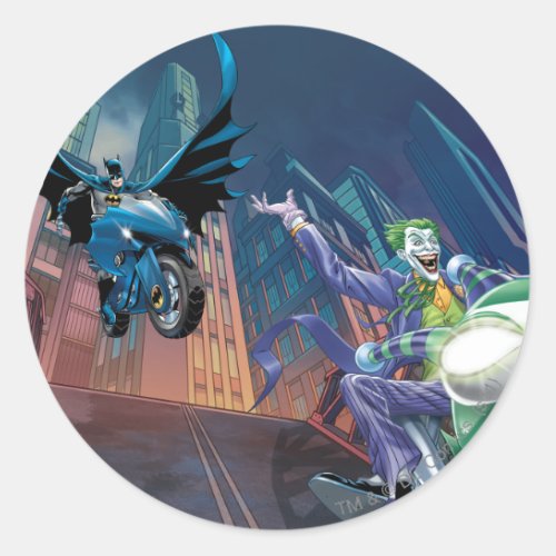 Batman Rogue Rage _ 11 Classic Round Sticker