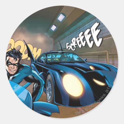 Batman Rogue Rage _ 2 Classic Round Sticker