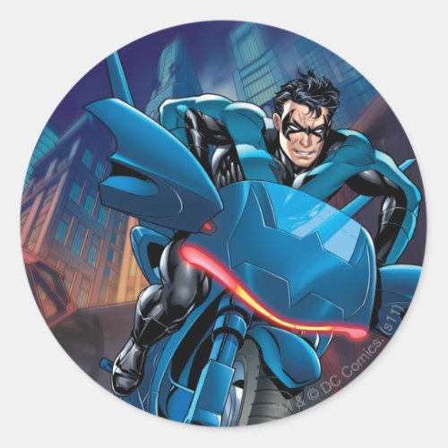 Batman Rogue Rage _ 5 Classic Round Sticker