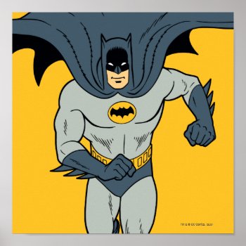 Batman Running Poster by batman at Zazzle