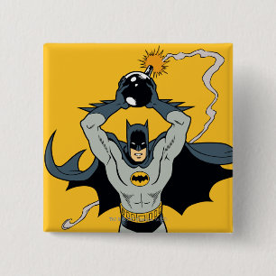 Batman Running With Bomb Button
