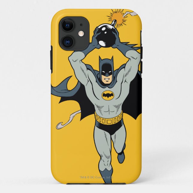 Batman Running With Bomb Case-Mate iPhone Case (Back)