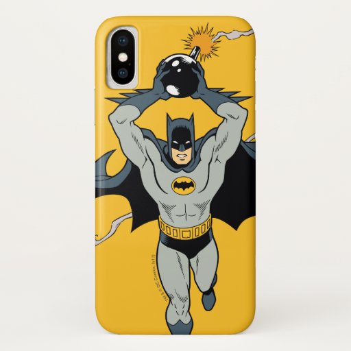 Batman Running With Bomb iPhone X Case