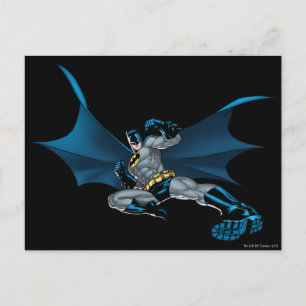 Batman Runs Postcard