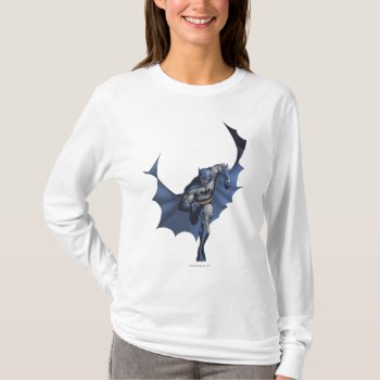Batman Runs With Flying Cape T-shirt by batman at Zazzle