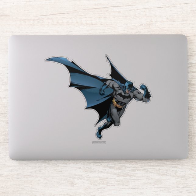 Batman runs with gusto sticker (Computer)