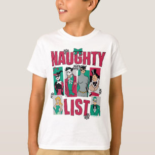 Batman   Santa Naughty List of Villains T-Shirt
