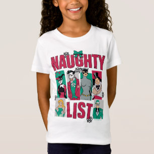 Batman   Santa Naughty List of Villains T-Shirt