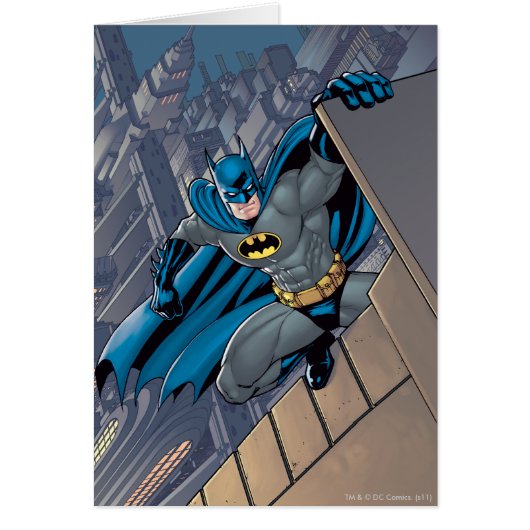 Batman Scenes - Hanging From Ledge Cards (Front)