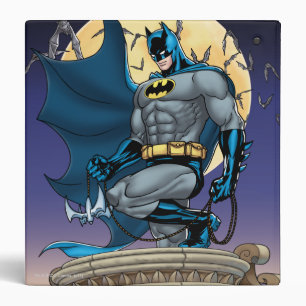 Batman Scenes - Moon Side View 3 Ring Binder