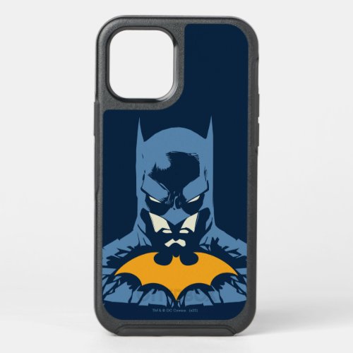 Batman Shattered Bust With Gold Logo OtterBox Symmetry iPhone 12 Case