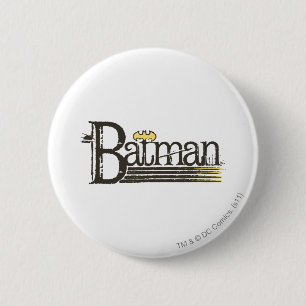 Batman Showtime Letters Pinback Button