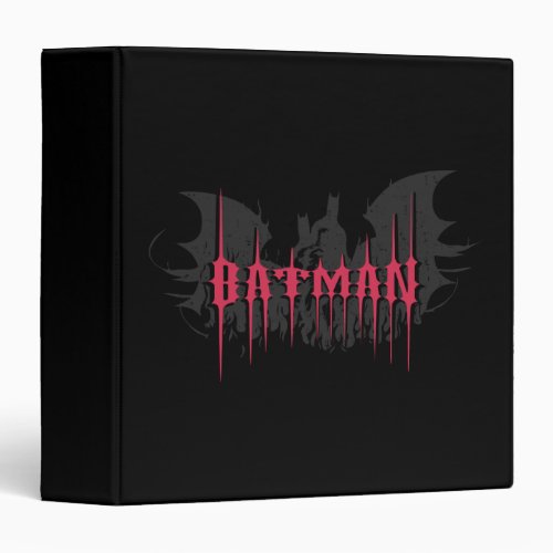 Batman  Silhouette Logo 3 Ring Binder