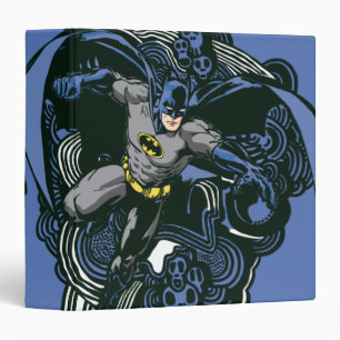 Batman Skulls/Ink Doodle 2 Binder
