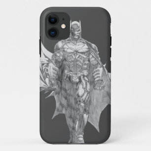Batman Standing Drawing iPhone 11 Case