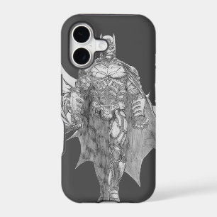 Batman Standing Drawing iPhone 17 Case