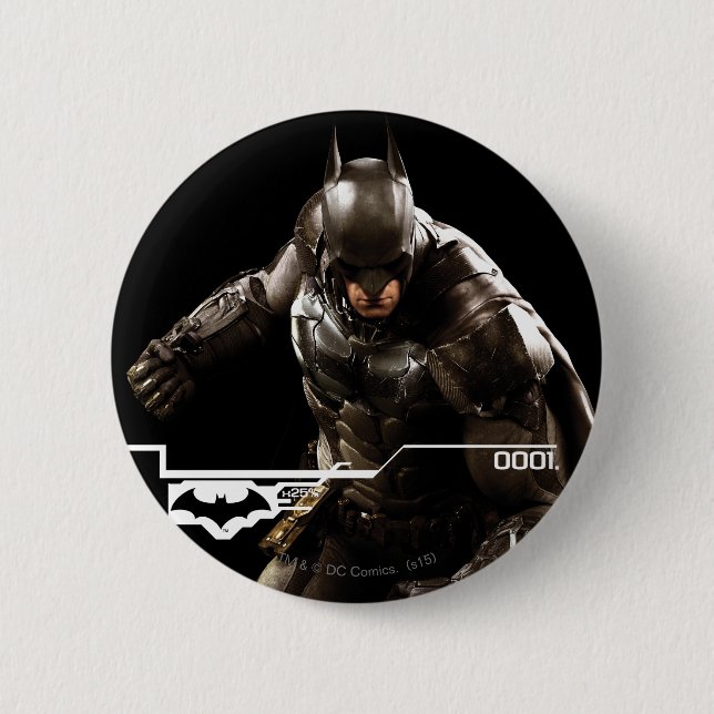Batman Standing With Cape Pinback Button (Front)