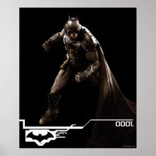 Batman Standing With Cape Poster