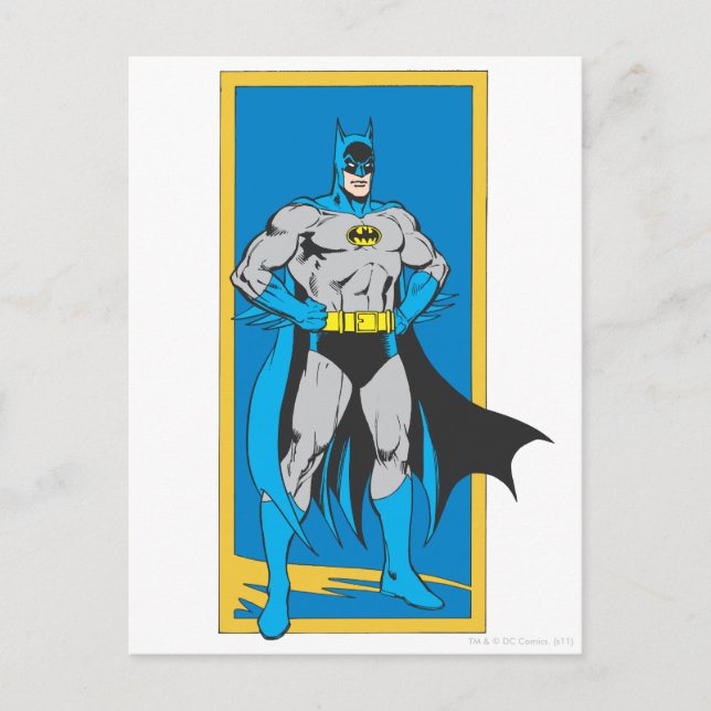 Batman Stands 2 Postcard (Front)