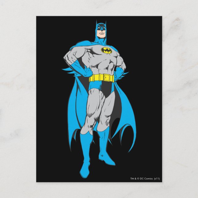 Batman Stands Postcard (Front)