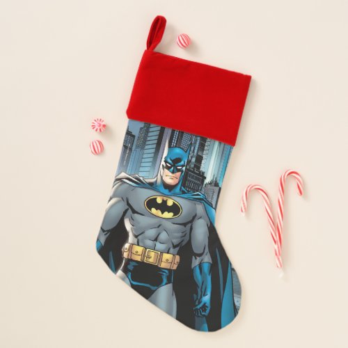 Batman Stands Up Christmas Stocking