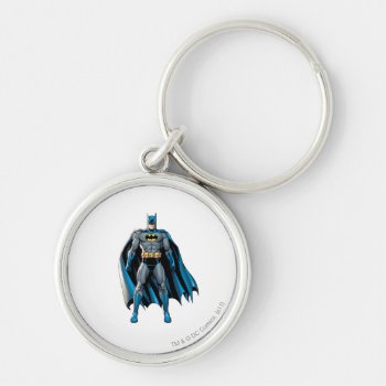 Batman Stands Up Keychain by batman at Zazzle