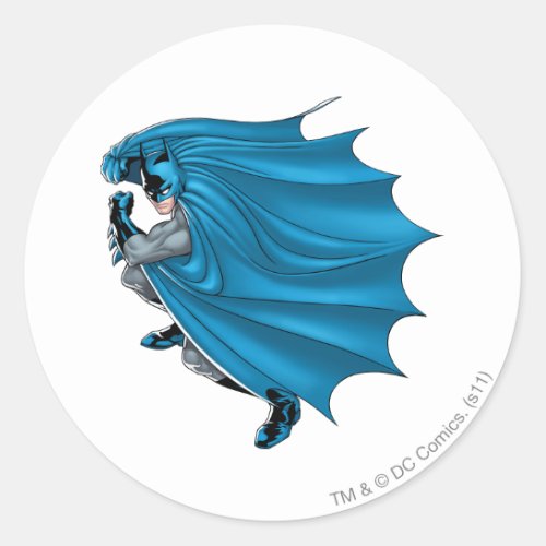 Batman Straight Forward Classic Round Sticker